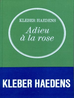 cover image of Adieu à la rose